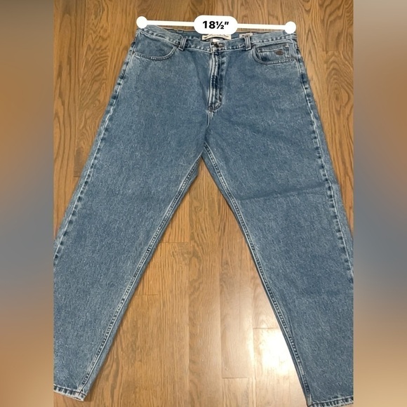 Harley-Davidson men’s original relaxed jeans - blue denim size 40x32 grunge y2k - Picture 4 of 7